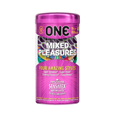 ONE®️ Kondom Mixed Pleasures - 12 Pcs