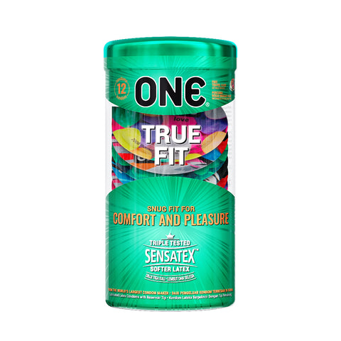 ONE®️ Kondom True Fit - 12 Pcs