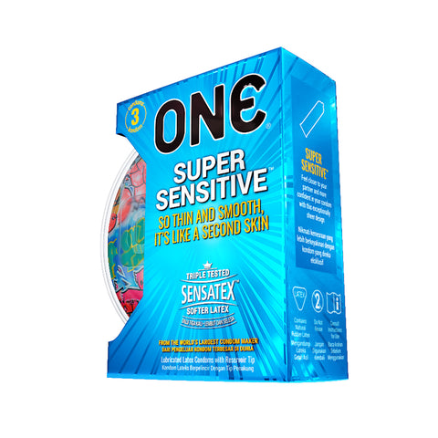 ONE®️ Kondom Super Sensitive - 3 Pcs