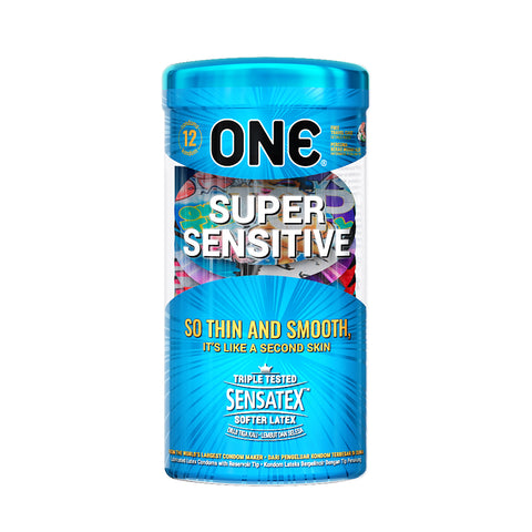 ONE®️ Kondom Super Sensitive - 12 Pcs