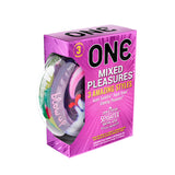 ONE®️ Kondom Mixed Pleasures - 3 Pcs