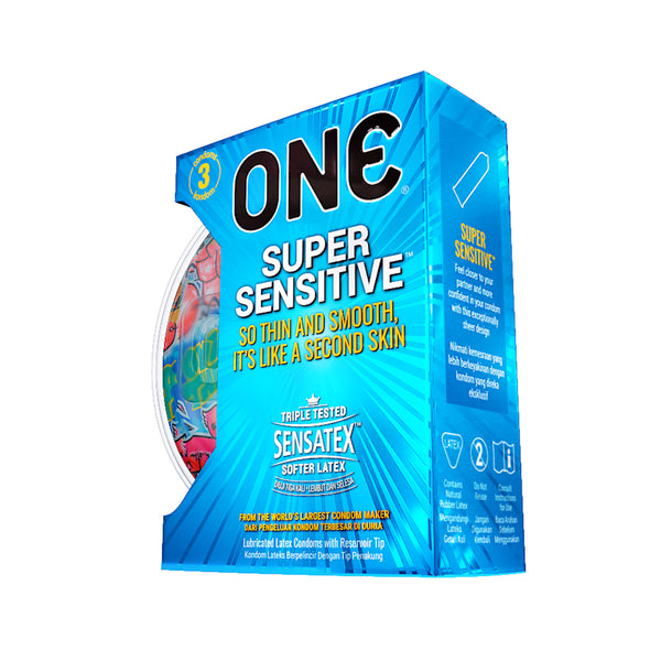 ONE®️ Kondom Super Sensitive - 3 Pcs